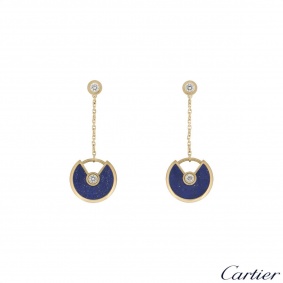 Cartier Yellow Gold Amulette de Cartier Earrings